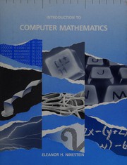 Front cover of Introduction to computer mathematics by Eleanor H. Ninestein
