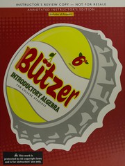 Front cover of Introductory algebra for college students by Robert Blitzer