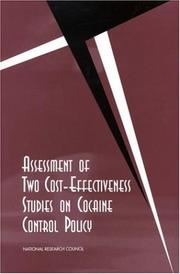 Cover of Assessment of two cost-effectiveness studies on cocaine control policy by Charles F. Manski