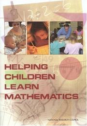 Front cover of Helping children learn mathematics by Jeremy Kilpatrick