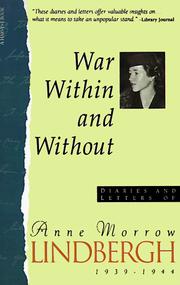 Cover of War within and without by Anne Morrow Lindbergh