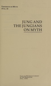 Front cover of Jung and the Jungians on myth by Walker, Steven F.