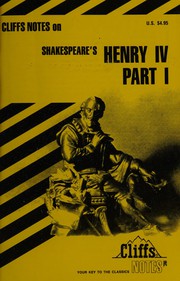 Front cover of Notes on Shakespeare's "King Henry IV, Pt.1" by James K. Lowers