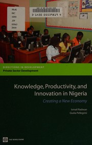 Front cover of Knowledge, productivity, and innovation in Nigeria by Ismail Radwan
