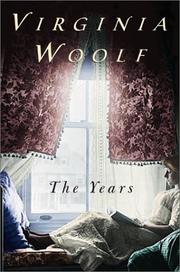 Cover of The years by Virginia Woolf