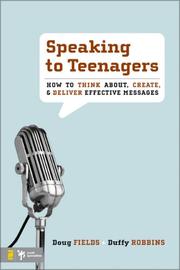 Front cover of Speaking to Teenagers by Doug Fields