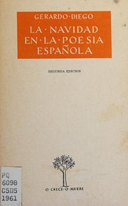 Cover of La navidad en la poesía española. -- by Gerardo Diego