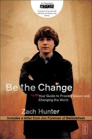 Cover of Be the Change by Zach Hunter