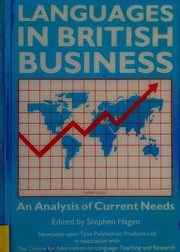 Front cover of Languages in British Business by Stephen Hagen