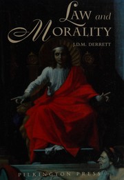 Cover of Law and Morality by J.D.M. Derrett