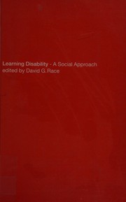 Cover of Learning disability by David Race