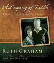 Cover of A legacy of faith by Ruth Graham
