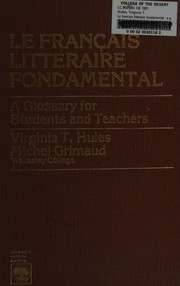 Cover of Le francais litteraire fondamental by Virginia T. Hules