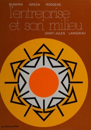 Front cover of L' entreprise et son milieu by Richard Hobart Buskirk