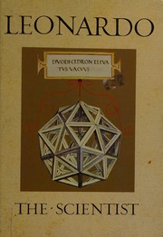 Front cover of Leonardo the scientist by Carlo Zammattio