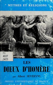 Front cover of Les dieux d'Homère by Albert Severyns