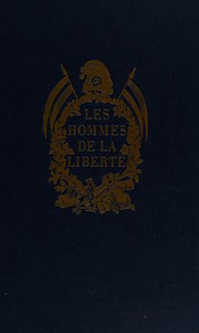 Front cover of Les hommes de la liberté by Claude Manceron