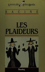 Cover of Les plaideurs by Jean Racine
