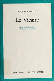 Cover of Le vicaire by Rolf Hochhuth