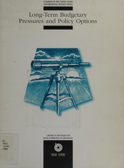 Cover of Long-term budgetary pressures and policy options by United States. Congressional Budget Office.