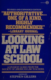 Cover of Looking at law school by Stephen Gillers