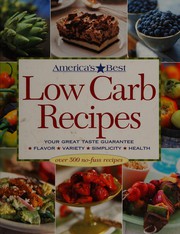 Front cover of Low carb recipes by Anne C. Chappell