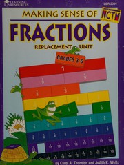 Cover of Making sense of fractions by Carol A Thornton