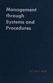Cover of Management through systems and procedures by William F. Kelly