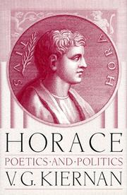 Cover of Horace by V. G. Kiernan