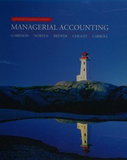 Front cover of Managerial accounting by Ray H. Garrison