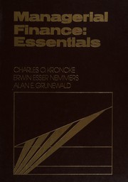 Cover of Managerial finance by Charles Kroncke