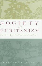 Front cover of Society and Puritanism in pre-revolutionary England by Christopher Hill