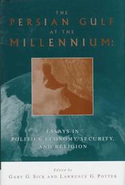 Front cover of The Persian Gulf at the millennium by Gary Sick