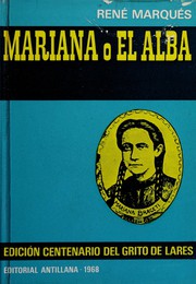 Cover of Mariana o el Alba by René Marqués