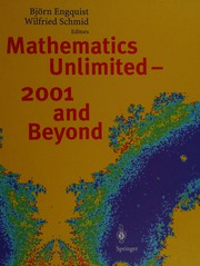 Front cover of Mathematics unlimited by Björn Engquist