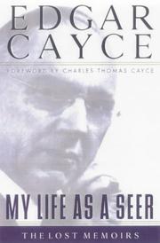 Cover of My life as a seer by Edgar Cayce