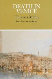 Cover of Tod in Venedig by Thomas Mann