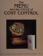 Front cover of The Menu and the Cycle of Cost Control by McVety