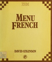 Cover of Menu French by Atkinson, David