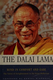 Cover of Mind in comfort and ease by His Holiness Tenzin Gyatso the XIV Dalai Lama