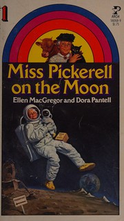 Front cover of Miss Pickerell on the moon by Ellen MacGregor