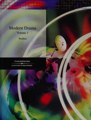 Front cover of Modern Drama, Vol. 1 by William B. Worthen