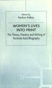 Front cover of Women's lives into print by Pauline Polkey