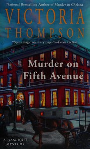 Cover of Murder on Fifth Avenue by Victoria Thompson