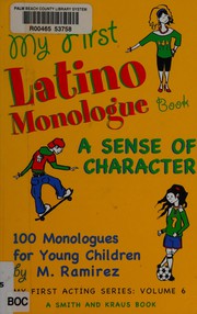 Cover of My first Latino monologue book by M. Ramirez