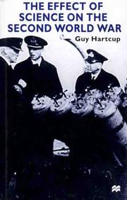 Front cover of The effect of science on the second World War by Guy Hartcup
