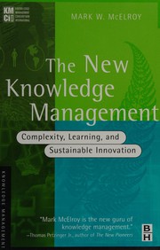 Cover of The new knowledge management by Mark W. McElroy