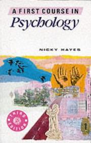 Cover of A First Course in Psychology by Nicky Hayes