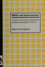 Front cover of NGOs and Governments (INTRAC/ICVA) by Jon Bennett