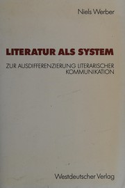 Front cover of Literatur als System by Niels Werber